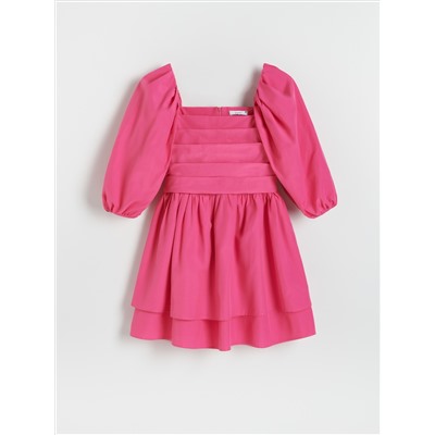 Minikleid mit Puffärmeln