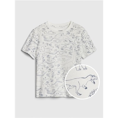 Toddler Print Pocket T-Shirt