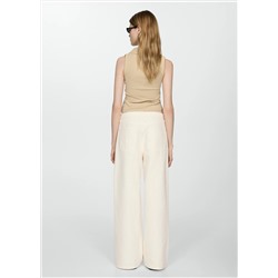 Jeans wideleg loose tiro bajo
