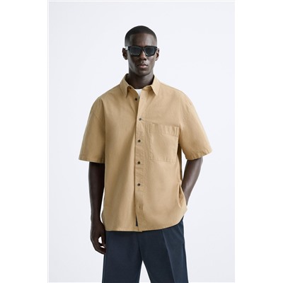 CAMISA POPELÍN BOLSILLO