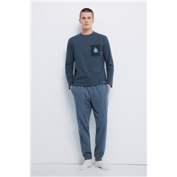 Pijama largo Cookie Monster