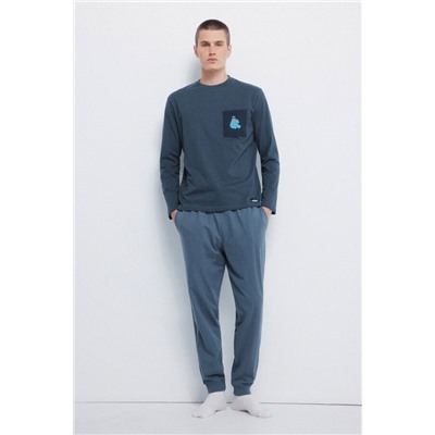 Pijama largo Cookie Monster