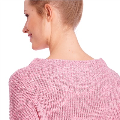 Damen Strickpullover mit Stehkragen