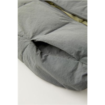 REVERSIBLE OVERSIZED GILET