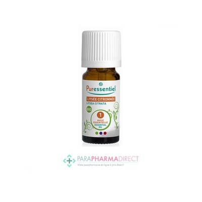 Puressentiel Huile Essentielle Litsée Citronnée BIO 10 ml