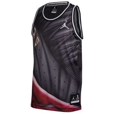 BOYS' GRADE SCHOOL JORDAN RETRO 12 SNEAKER JERSEY