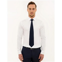 Beyaz Ex. Slim Fit Uzun Kollu Klasik Gömlek