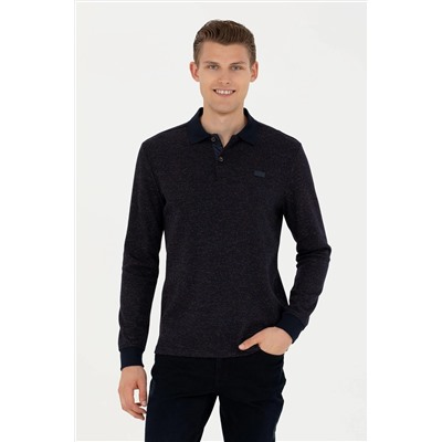 Erkek Lacivert Sweatshirt