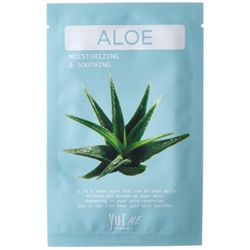 [YU.R] Маска для лица тканевая ЭКСТРАКТ АЛОЭ Me Aloe Sheet Mask, 1 шт