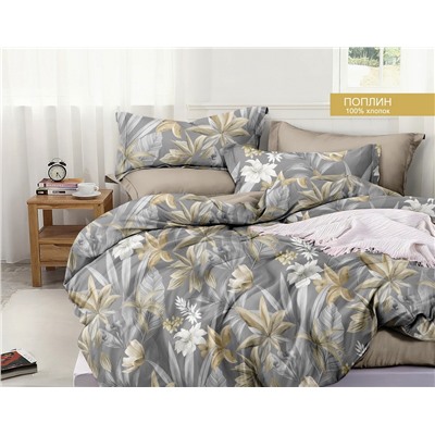 Постельное белье Зима-Лето из поплина с окантовкой ЗЛПО29-1465