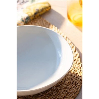 Souci Yemek Tabağı - Mavi - 22 cm
