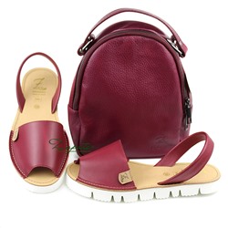 AB.Zapatos · 3202 GRANATE+AB.Z · Pelle · mochila NAPA (630)
