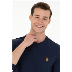 Erkek Lacivert Bisiklet Yaka Sweatshirt