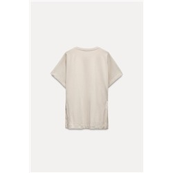 HEAVY COTTON T-SHIRT WITH VENTS
