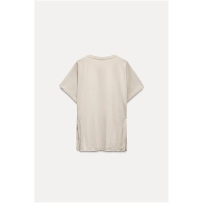 HEAVY COTTON T-SHIRT WITH VENTS