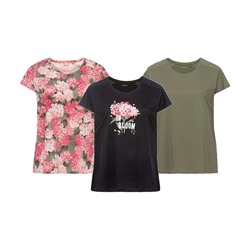 esmara Damen T-Shirt, leger geschnitten, mit überschnittener Schulter
