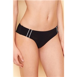 Braguita de biquini estilo shorty Claudia Negro