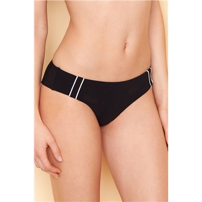 Braguita de biquini estilo shorty Claudia Negro