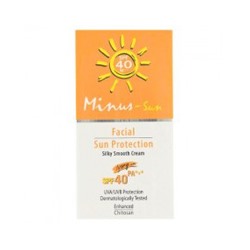 Солнцезащитный крем для лица SPF40 PA+++ в оттенке "айвори" от Minus-Sun 25 гр / Minus-Sun SPF40 PA+++ Ivory Facial Sun Protection 25g