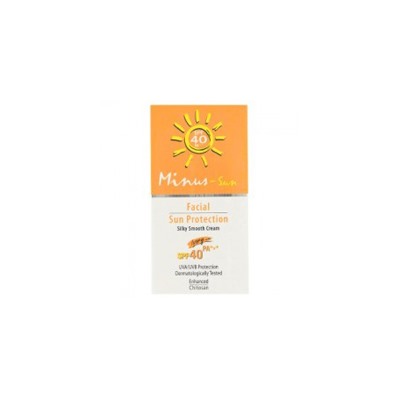 Солнцезащитный крем для лица SPF40 PA+++ в оттенке "айвори" от Minus-Sun 25 гр / Minus-Sun SPF40 PA+++ Ivory Facial Sun Protection 25g