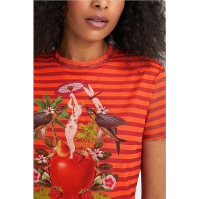 Camiseta slim rayas