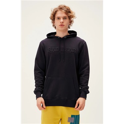 Bad Bear Pucker Bear Hoodie Siyah 3d Baskılı Kapüşonlu Erkek Sweatshirt 22.02.12.014-C01