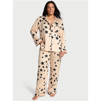 VICTORIA'S SECRET Glazed Satin Long Pajama Set
