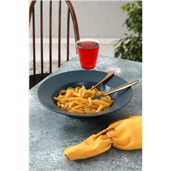 Keramika Mat Mavi Delta Makarna Tabağı 26 Cm 399 PT025126F399A000000MAMTE00