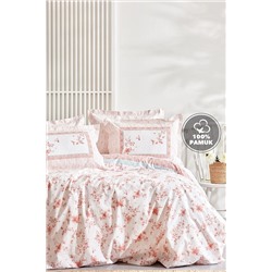 Yataş Minella Ranforce Çift Kişilik Nevresim Seti - Blush YTSGRPIST-1463187