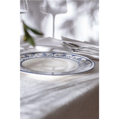 Rêve Bleu Celeste Servis Tabağı - 25 cm - Mavi/Beyaz