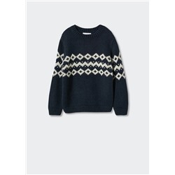 Jersey punto estampado -  Niño | MANGO OUTLET España