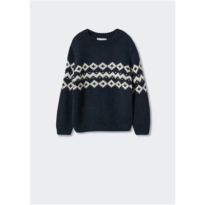Jersey punto estampado -  Niño | MANGO OUTLET España