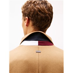 Wool-Blend Casual Coat