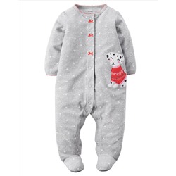 Fleece Snap-Up Sleep & Play