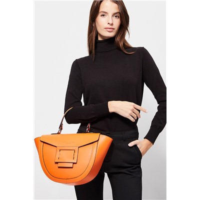 Bolso de piel Votti Naranja