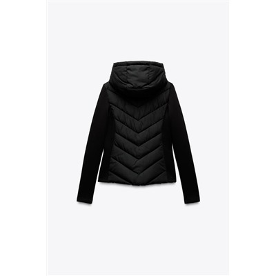 CONTRAST PUFFER JACKET
