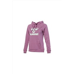 HUMMELBillund Kadın Mor Kapüşonlu Sweatshirt