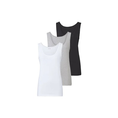 ESMARA® Achselhemd Damen, 3 Stück