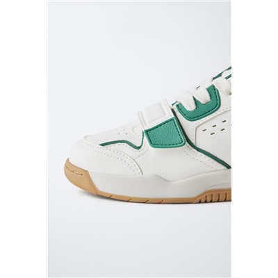 MULTI-PIECE HIGH-TOP SNEAKERS