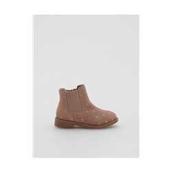 Chelsea Boots aus Wildleder mit Sternmuster