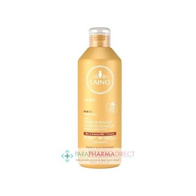 Laino Crème de Douche Nutritive Douceur Miel de Garrigue BIO & Tournesol 500ml