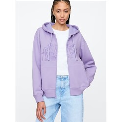 Relaxed Gap Logo Zip Hoodie