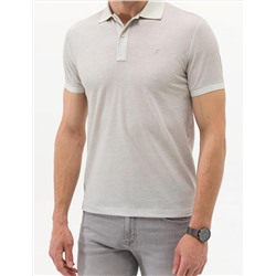 Açık Yeşil Slim Fit Dokulu Polo Yaka Tişört