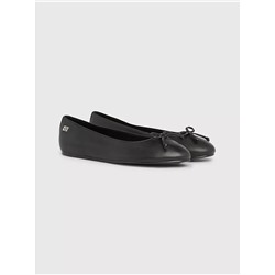 TOMMY HILFIGER LEATHER BALLERINA FLAT