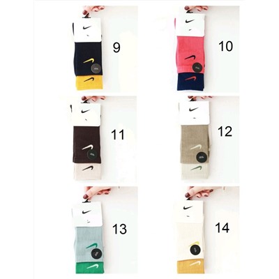Спортивные носки Nik*e с усиленной пяткой и контрастной отделкой, экспортный магазин  👟