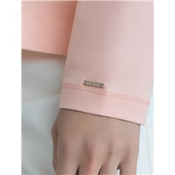 Базовый лонгслив из премиального хлопка с эластаном