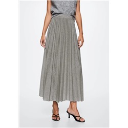 Falda midi plisada -  Mujer | MANGO OUTLET Melilla