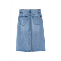 Falda vaquera Azul