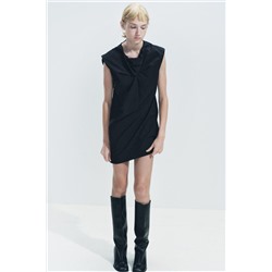 ZW COLLECTION KNOTTED SHORT DRESS