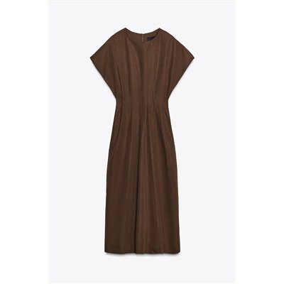 ZW COLLECTION PLEATED MIDI DRESS